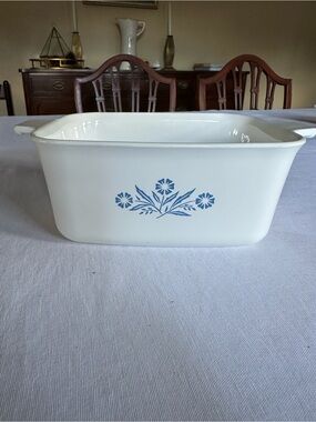 Vintage Corning Ware Blue Cornflower P-4-B Casserole Dish 1.5 QT No Lid USA